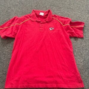 Vintage NFL Kansas City Chiefs football polo men’s shirt size XL